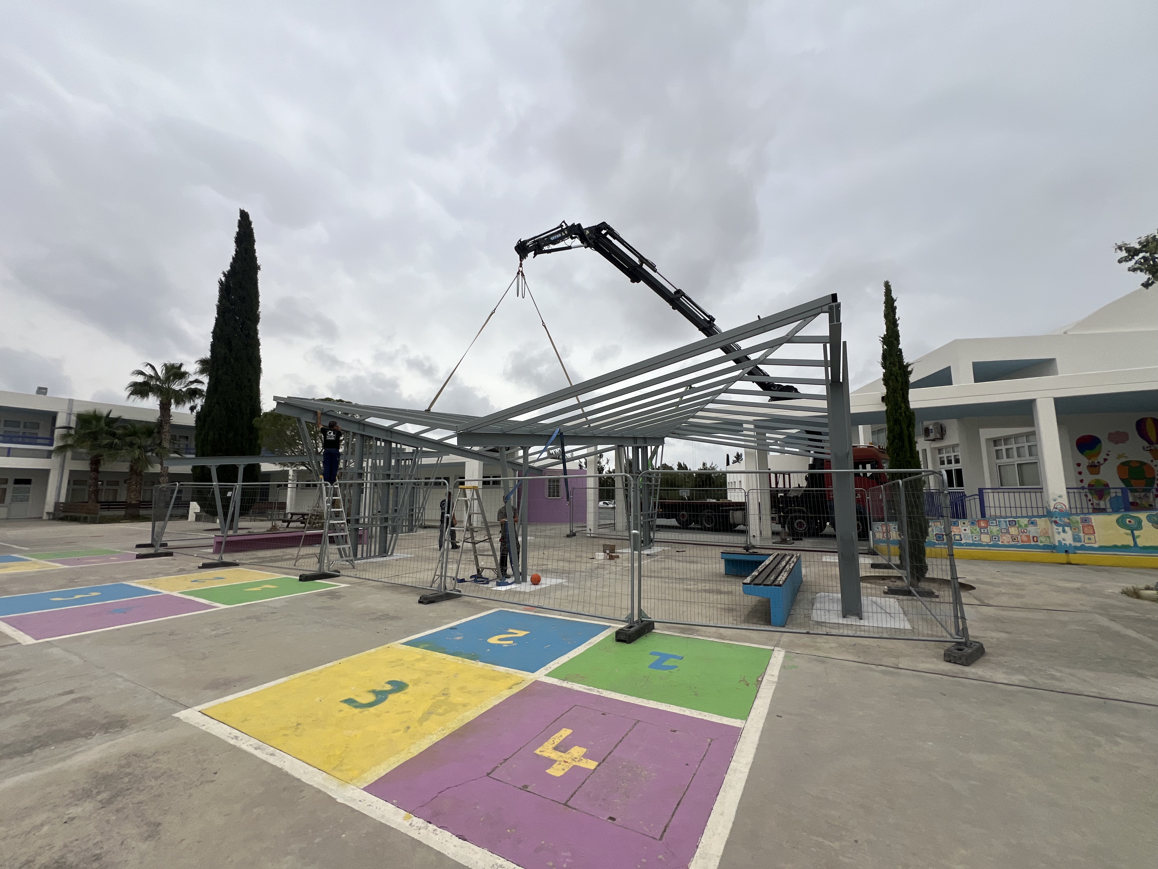 Canopy at the 4th Primary School of Aradippou